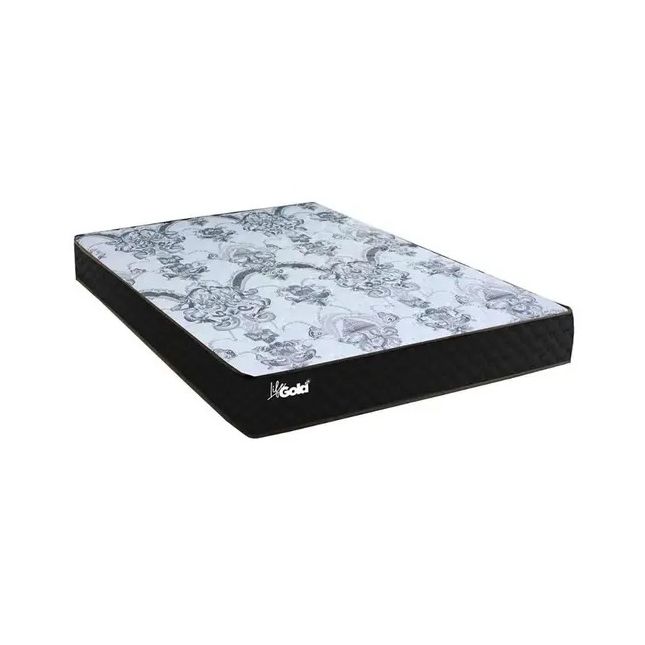 Colchão Queen Molas Ensacadas Life Gold 158x193x24cm Preto/Prata Paropas
