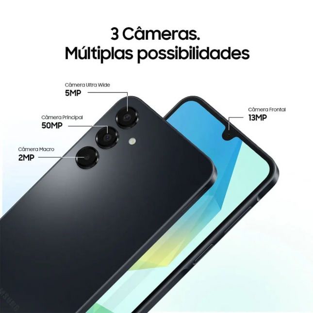 Celular Samsung A16 Verde Claro 128/ 4GB 6.7