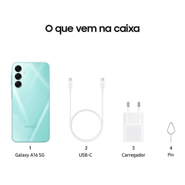 Celular Samsung A16 Verde Claro 128/ 4GB 6.7