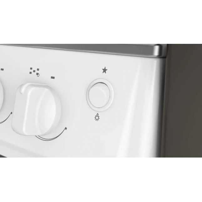 Fogão 4 Bocas Itatiaia Waves New Acend. Automático Branco Mesa Inox Bivolt