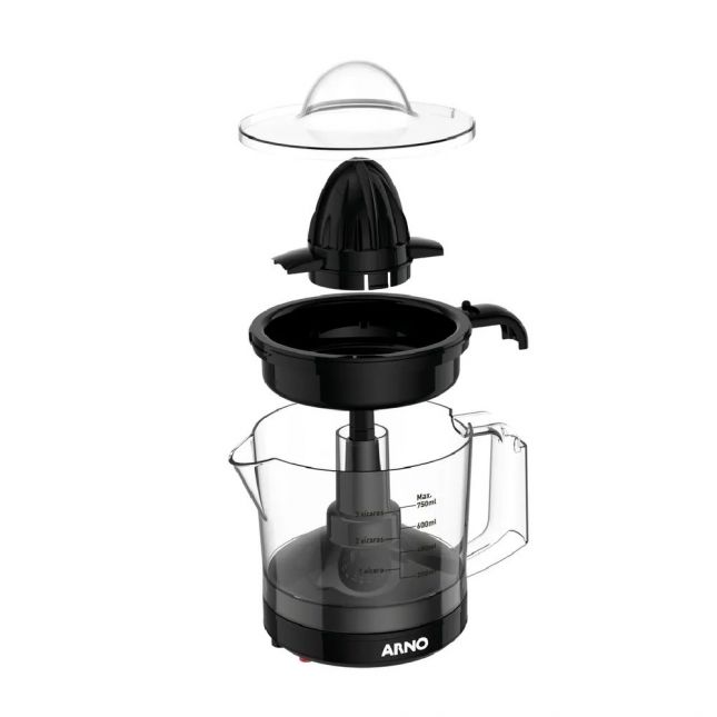 Espremedor de Frutas Arno Suco Express 40W e 750ml de Capacidade Preto CP31