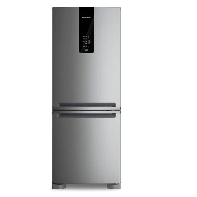 Geladeira Brastemp  Inverse BRE57FK F.FREE INOX 2P 447L 110V