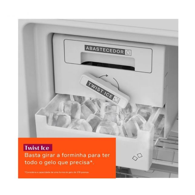 Geladeira Brastemp  Inverse BRE57FK F.FREE INOX 2P 447L 110V