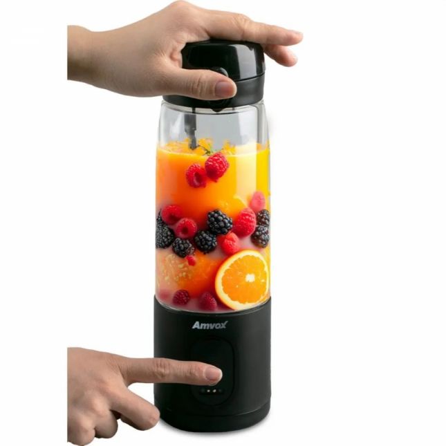Liquidificador Portátil ALQ 0108 Bivolt Blender 220W Amvox