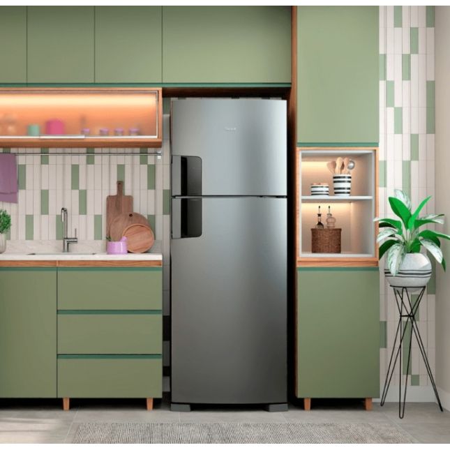 Geladeira Consul 451L CRM53FKANA Frost Free INOX 110v