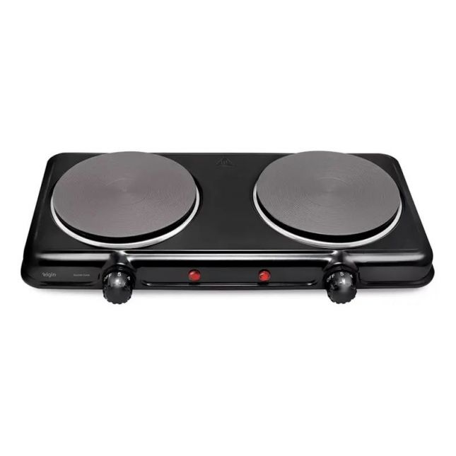 Fogão Elétrico Cooktop Portátil 2 Bocas - 2.000W 110V