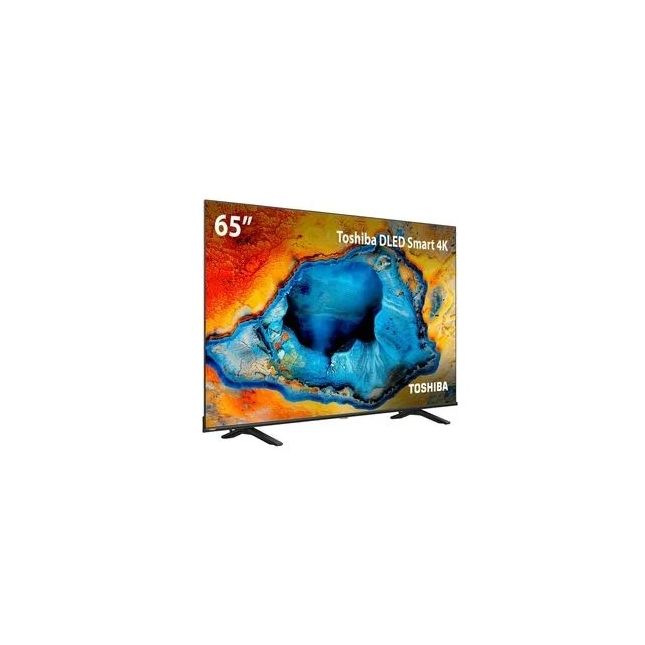 Smart TV 65” Toshiba 4K DLED UHD 65C350NS com VIDAA