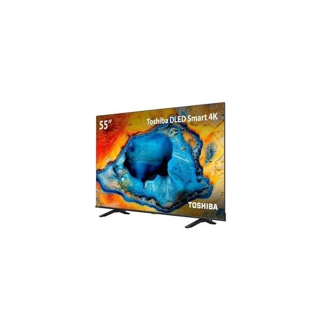 Smart TV 55” Toshiba 4K Dled UHD 55C350NS com VIDAA 