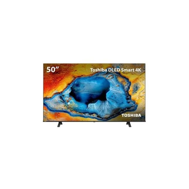 Smart TV 50” Toshiba 4K DLED UHD 50C350NS com VIDAA