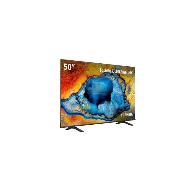 Smart TV 50” Toshiba 4K DLED UHD 50C350NS com VIDAA