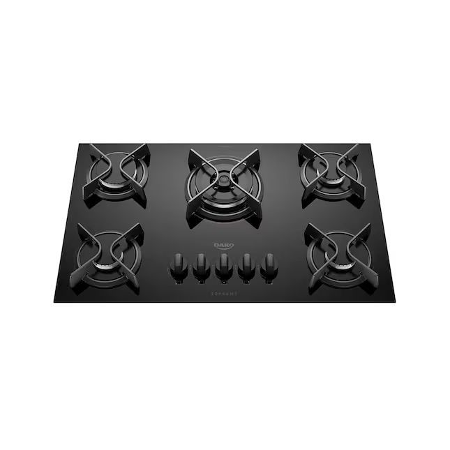 Cooktop a Gás 5 Bocas Dako Supreme com Queimador Tripla Chama Preto