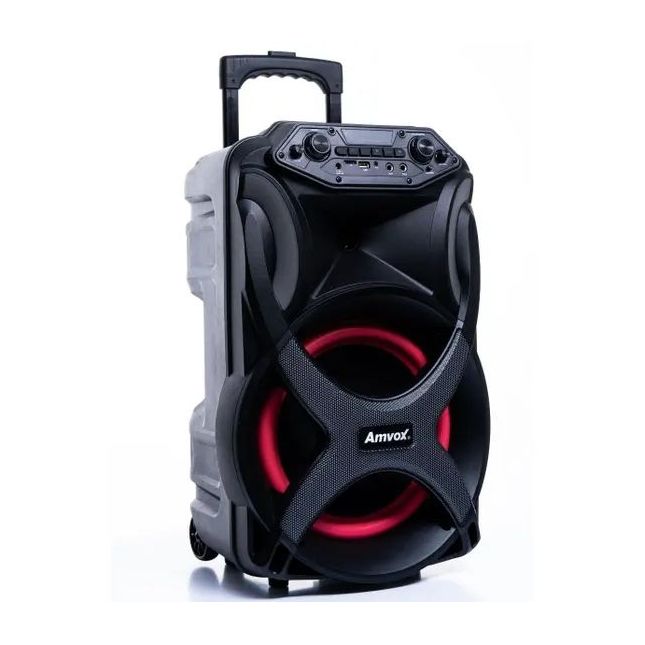 Caixa de Som Amplificada Aca 680 Fantasy Bluetooth 680W Bivolt Amvox