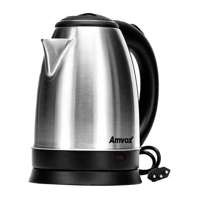 Chaleira Elétrica Amvox 1,8l 900w 110v Inox