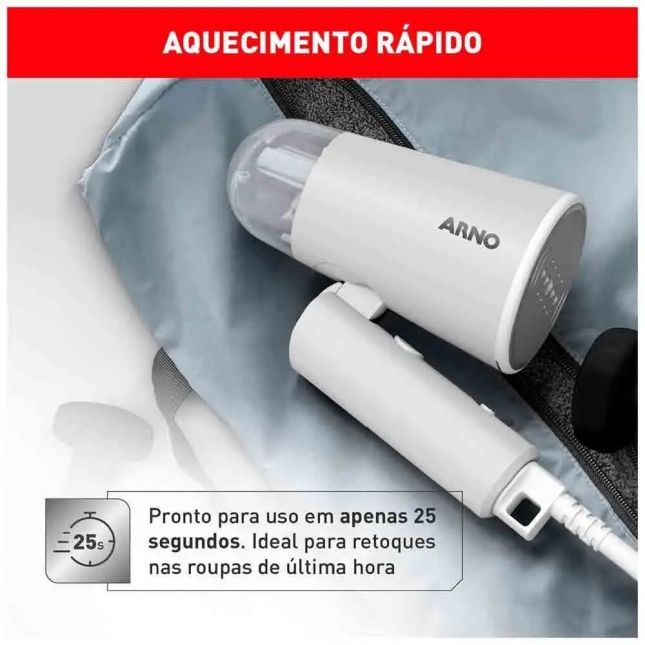 Vaporizador de Roupas Arno Steam Travel Cinza - HS11