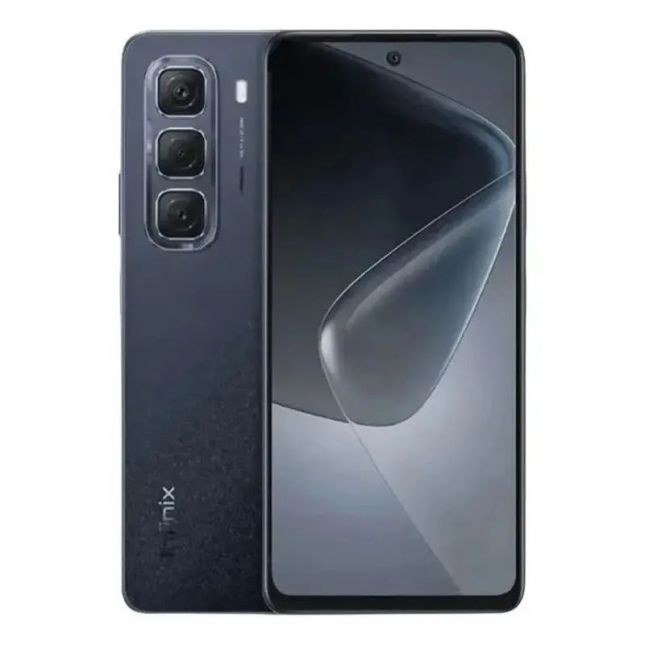 Smartphone Infinix Hot 50 Sleek Black 256/16GB (8+8GB) Tela 6,78 120Hz Câmera 48MP
