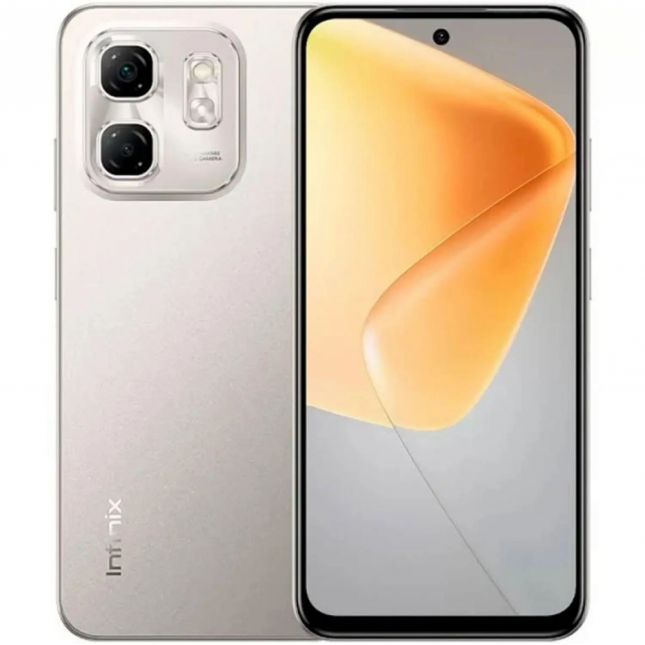 Smartphone Infinix Hot 50i Titanium Gray 256/8GB (4+4GB) Tela 6,7 120Htz Câmera 48MP