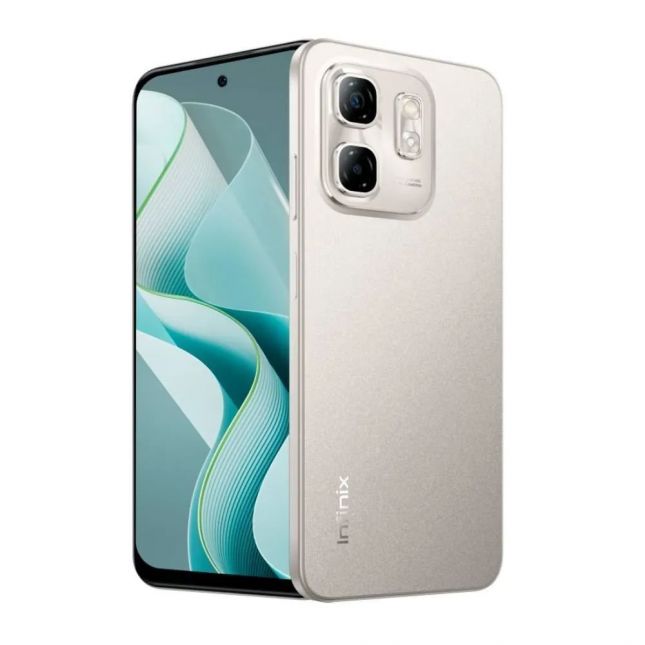 Smartphone Infinix Hot 50i Titanium Gray 256/8GB (4+4GB) Tela 6,7 120Htz Câmera 48MP