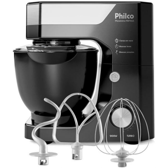 Batedeira Philco Planetária PBP90A Turbo 900W