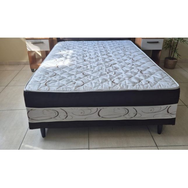 Colchobox Casal Espuma D28 Rezende Luxo 138X188X37 Marrom Bioflex
