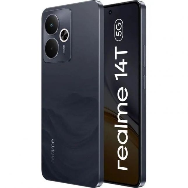 Smartphone Realme 14T 5G 256/8GB  Tela 6,67 Amoled 120hz 7  Câm. 50MP com IA, Bateria 6000mAh