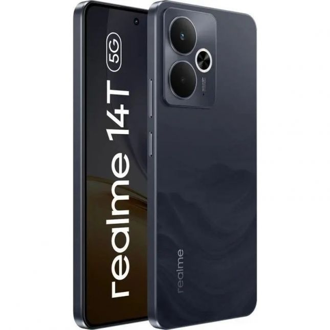 Smartphone Realme 14T 5G 256/8GB  Tela 6,67 Amoled 120hz 7  Câm. 50MP com IA, Bateria 6000mAh