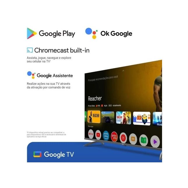 Smart TV 58” Philco  P58KGA  4k UHD Google 